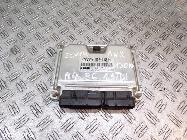 KOMPUTER, STEROWNIK SILNIKA AUDI A 4 B6 1.9 TDI 038906019CG - 1