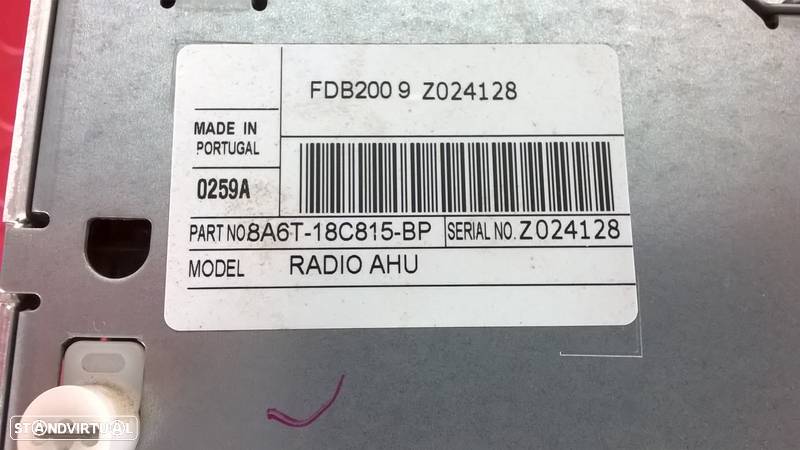 Rádio - 8A6T-18C815-BP [Ford FIesta VI] - 4