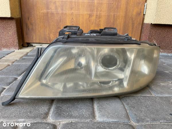 Lampa Reflektor Lewa Lewy Przód AUDI A6 C5 przedlift 97-01r - ORYGINAŁ, EU, WYSYŁKA - 3