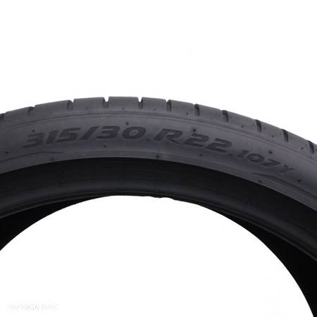 1 x PIRELLI 315/30 R22 107Y XL 5mm P ZERO Lato DOT19 - 5