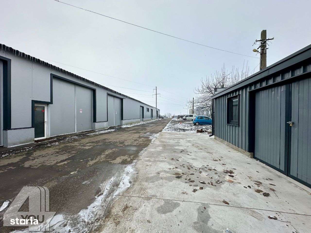 Hală industrială 1000 mp cu teren 3100 mp,curte betonată și pietruită - Imagine principală: 1/20