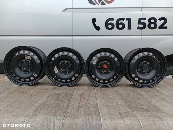 FELGI STALOWE 5X112 R15 6J ET 47 Volkswagen Caddy Touran Golf Jetta Skoda Octavia - 1