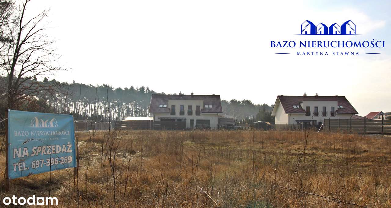 Piękna działka budowlana pod lasem w Starym Luboszu-9