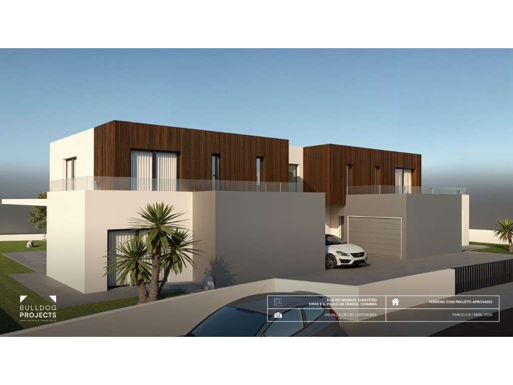 Parcela B | Terreno com projeto para Moradias T4-8