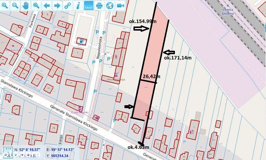 Działka inwestycyjna w Łowiczu - Pełny obrazek: 5/6