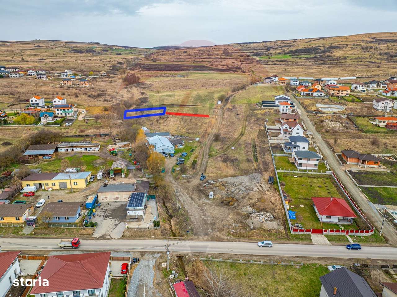 Teren la intrare în Chinteni, 1000mp, pentru casă individuală - Imagine principală: 3/6