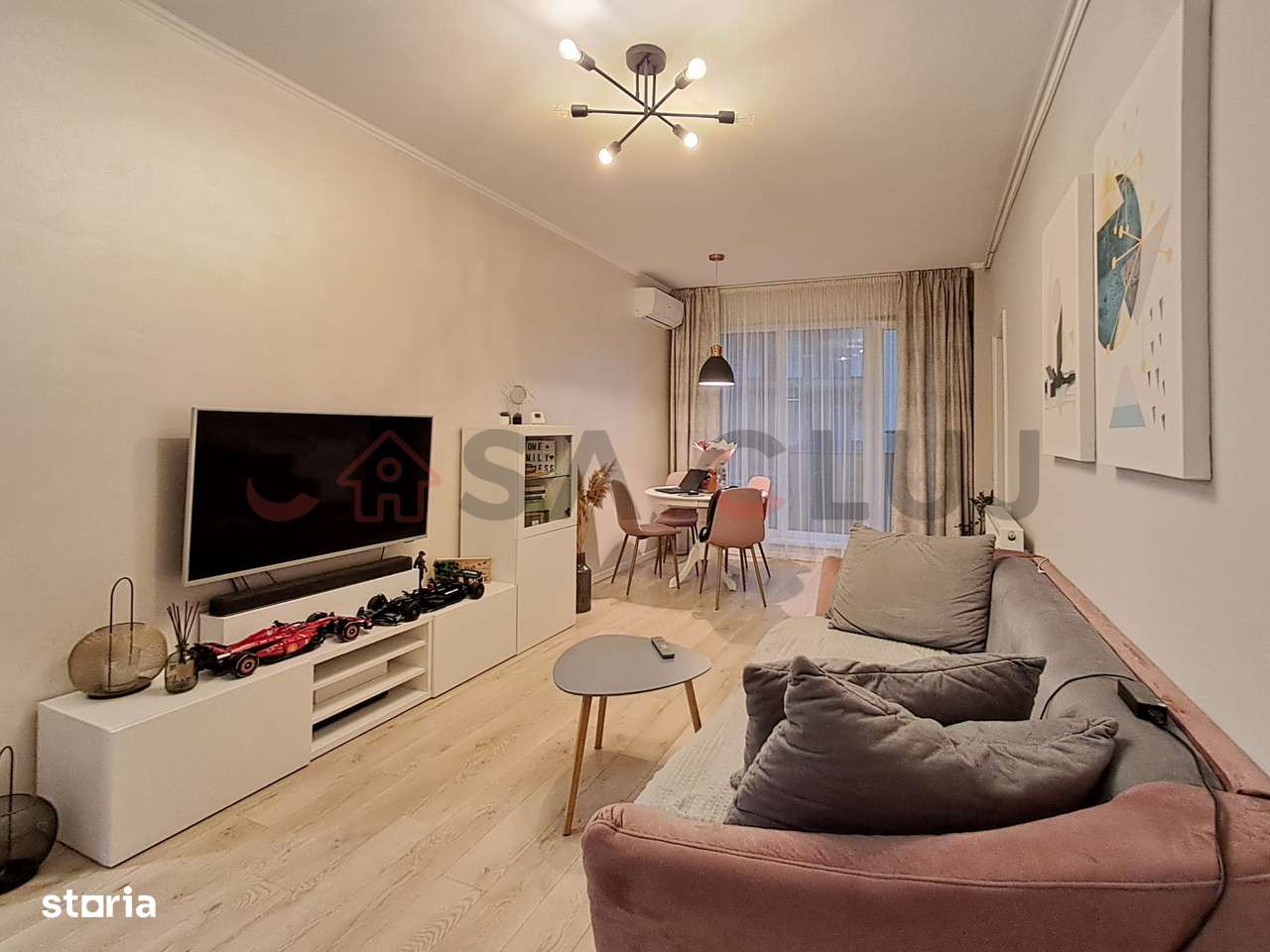 2 camere, Etaj 2, Bloc Nou, Central!!-0