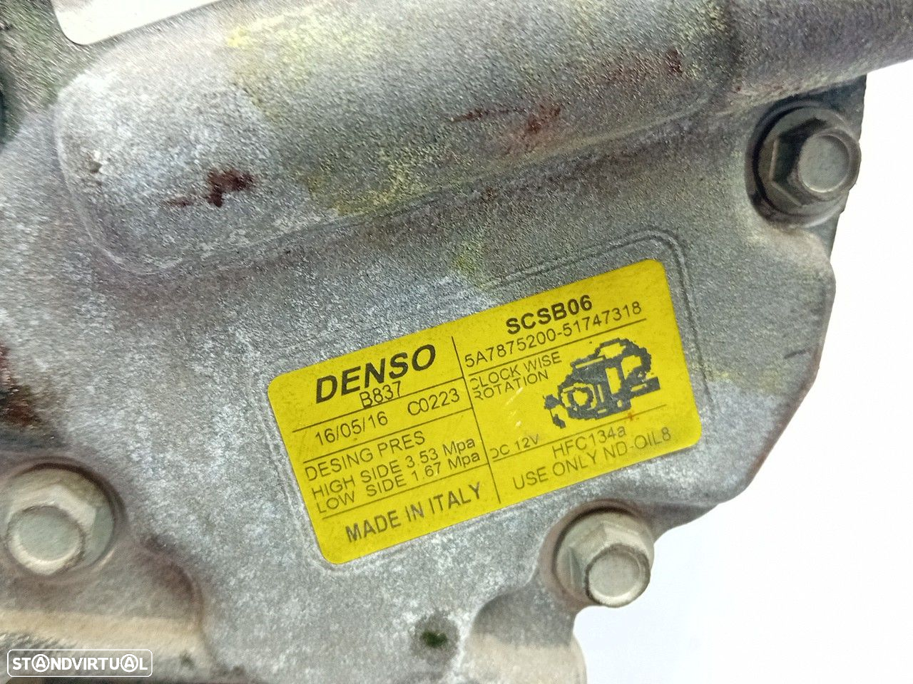 Compressor Do Ar Condicionado / Ac Fiat Panda (312_, 319_) - 3