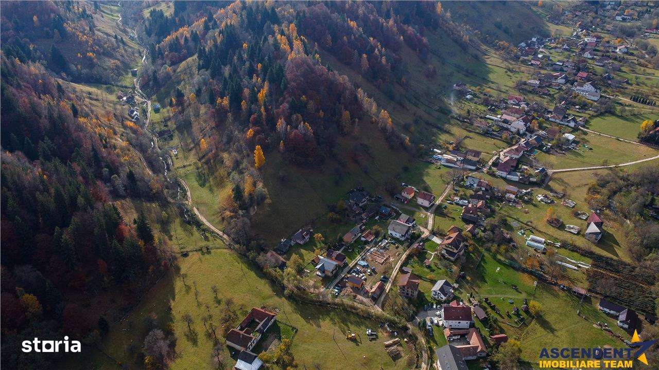 FILM! Teren intravilan spectaculos,1.000 mp,Moieciu,panorama 180 grade - Imagine principală: 3/7