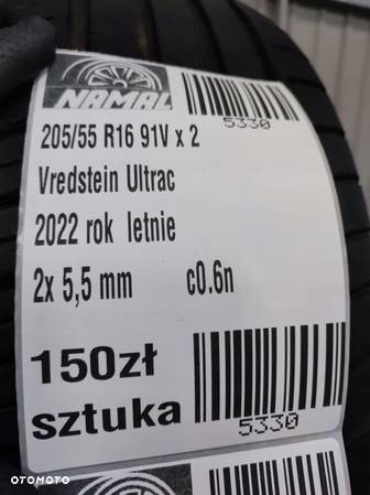 205/55r16 vredestein 2022 opony letnie 2x5,5mm 5330 - 9