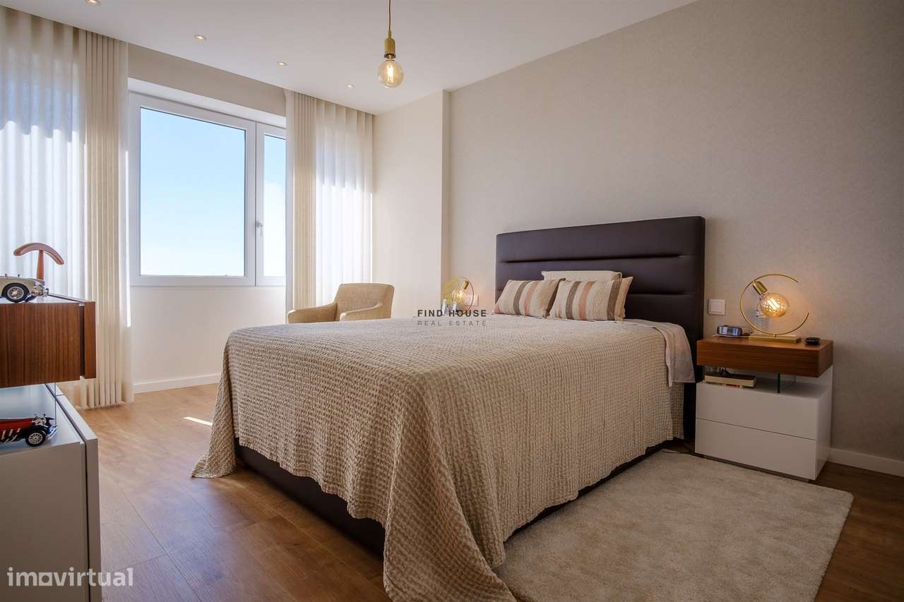 T2 com vista mar, garagem e arrecadação em Condomínio com piscina e ja-35