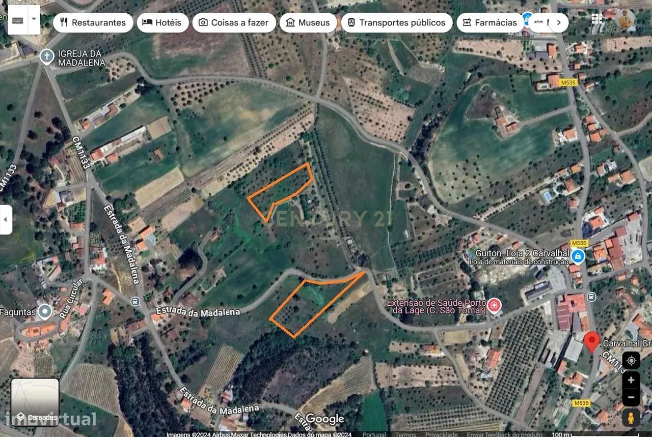 2 Terrenos Rústicos c/poço de água próximo da Cidade de Tomar - Grande imagem: 1/12