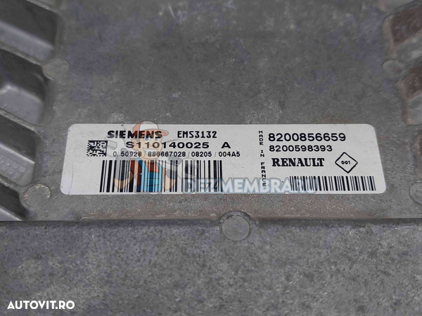 Calculator motor ECU Dacia Sandero [Fabr 2008-2012] 8200856659 1.4 B K7J - 2