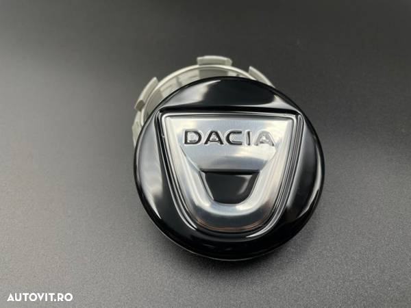 Set Capace Jante Dacia Originale negru- Duster Logan Sandero Lodgy Dokker Stepway - 5