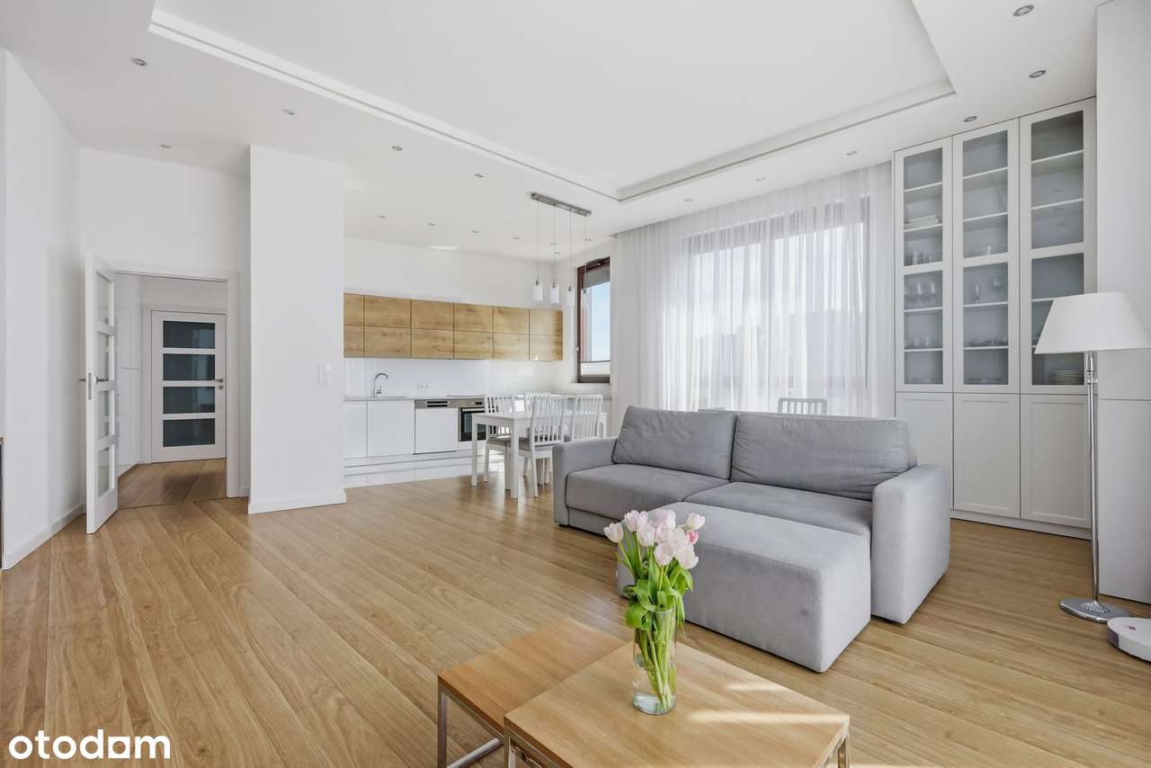 Penthouse Sarmacka | 108m² + taras 41m² | 4 pokoje | klimatyzacja