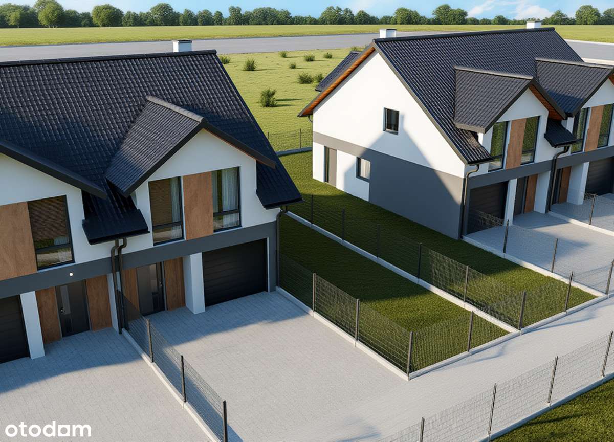 Dom z garażem w stanie deweloperskim,zielona okolica,blisko miasta! - Pełny obrazek: 4/6