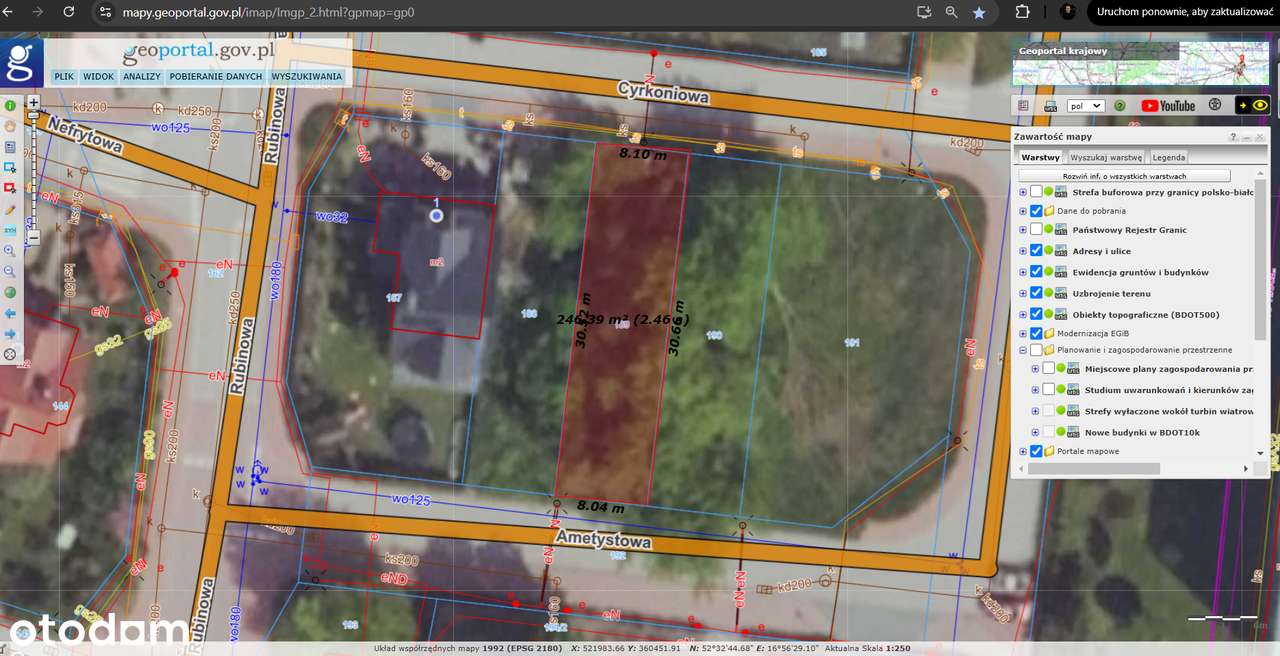 Działka, 244 m², Biedrusko - Pełny obrazek: 4/8