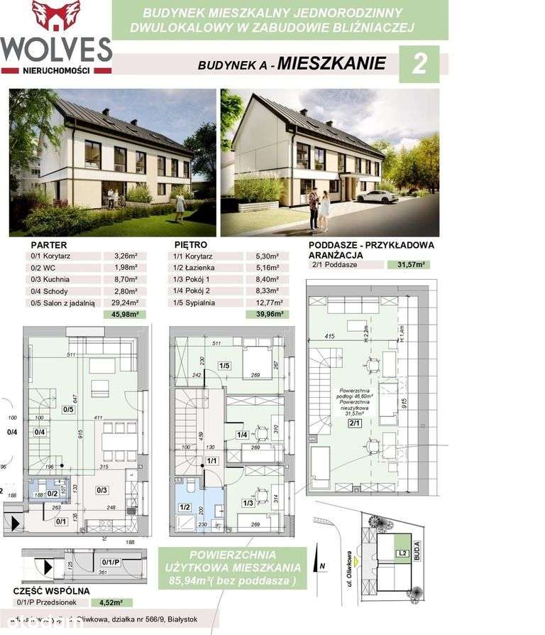 Dom w doskonałej lokalizacji, bez prowizji i Pcc-3