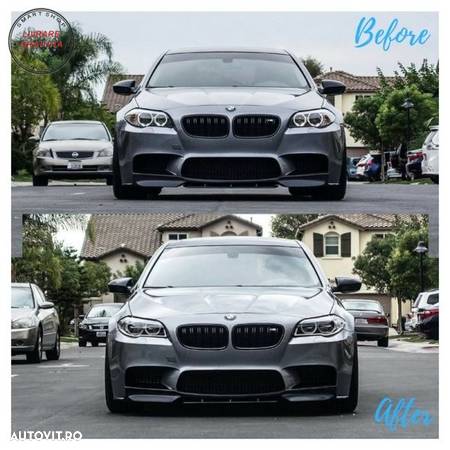 Faruri Full LED Angel Eyes BMW Seria 5 F10 F11 LCI (2014-2017)- livrare gratuita - 7