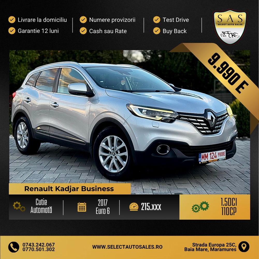 Renault Kadjar Energy dCi 110 EDC LIMITED 2017