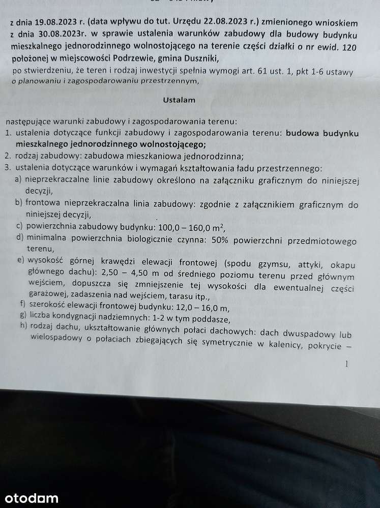 Działka, 11 000 m², Podrzewie - Pełny obrazek: 5/5