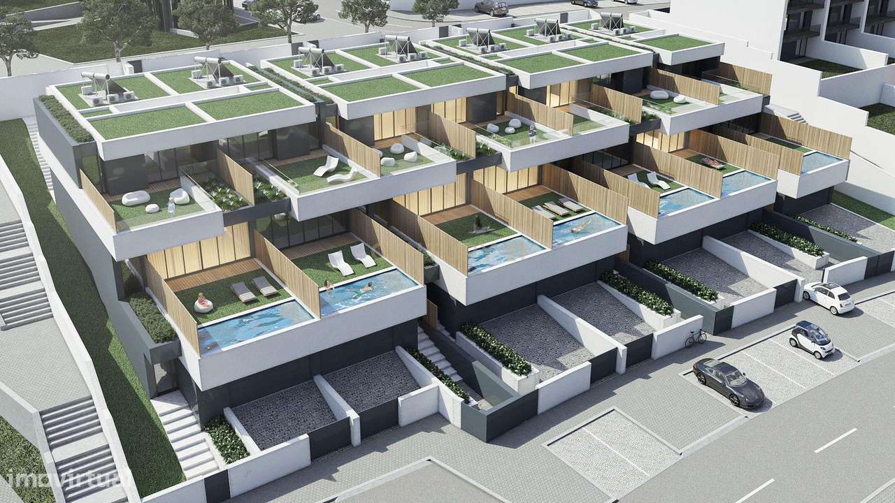 MORADIAS T4 c/ Piscina e Elevador.  EMPREENDIMENTO GOLD HOUSE GRIJÓ - Grande imagem: 4/15