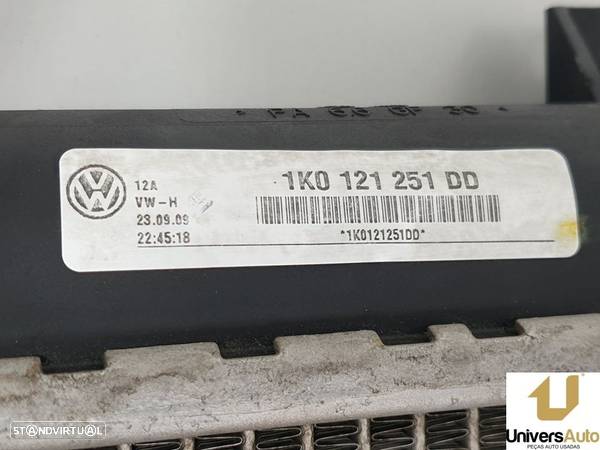 RADIADOR AGUA VOLKSWAGEN GOLF VI 2010 -1K0121251DD - 3