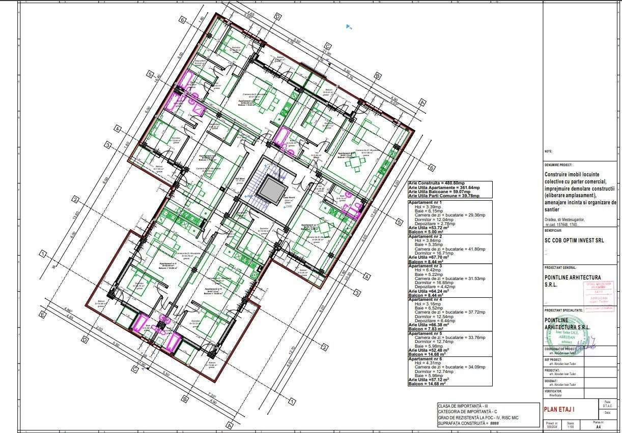 Apartamente de vanzare, 2,3 camere Ema Residence, Oradea-4