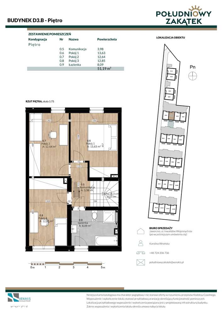 Południowy Zakątek | dom 4-pok. | D3.B - Pełny obrazek: 3/10