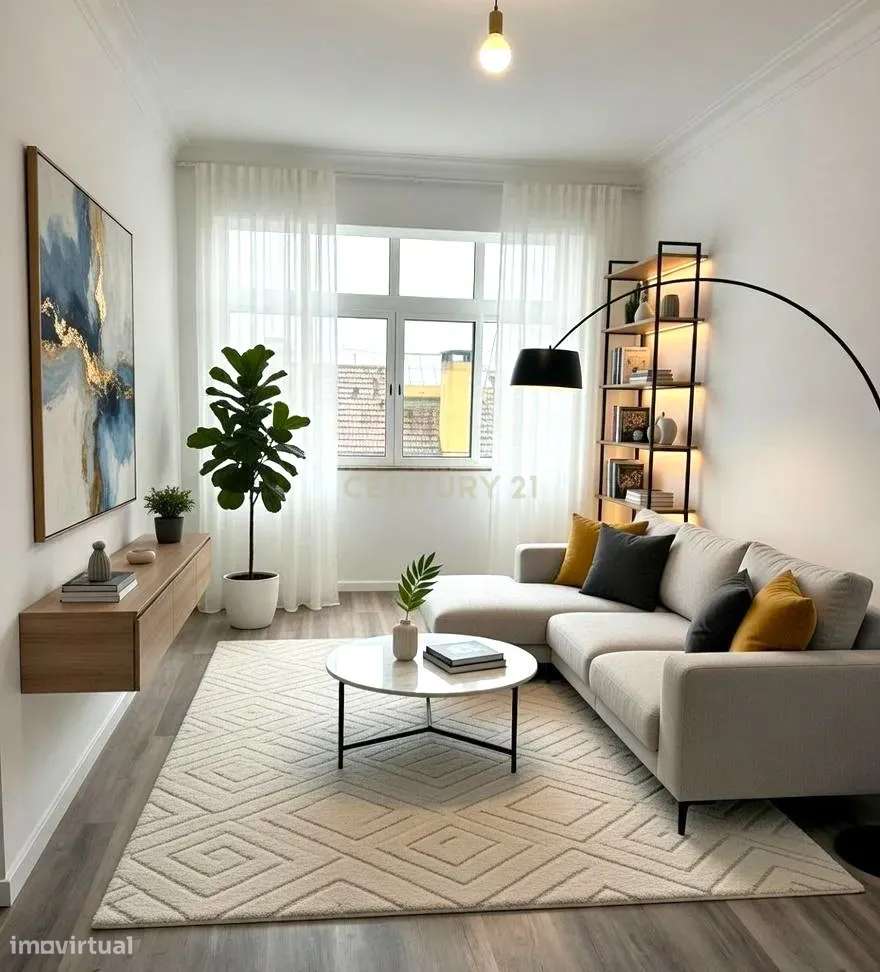 Imóvel T2 totalmente remodelado a estrear no Bairro Santos/Avenidas No-2