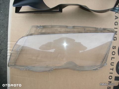 KLOSZ SZYBKA LAMPY PRZÓD L P BMW E46 - 1