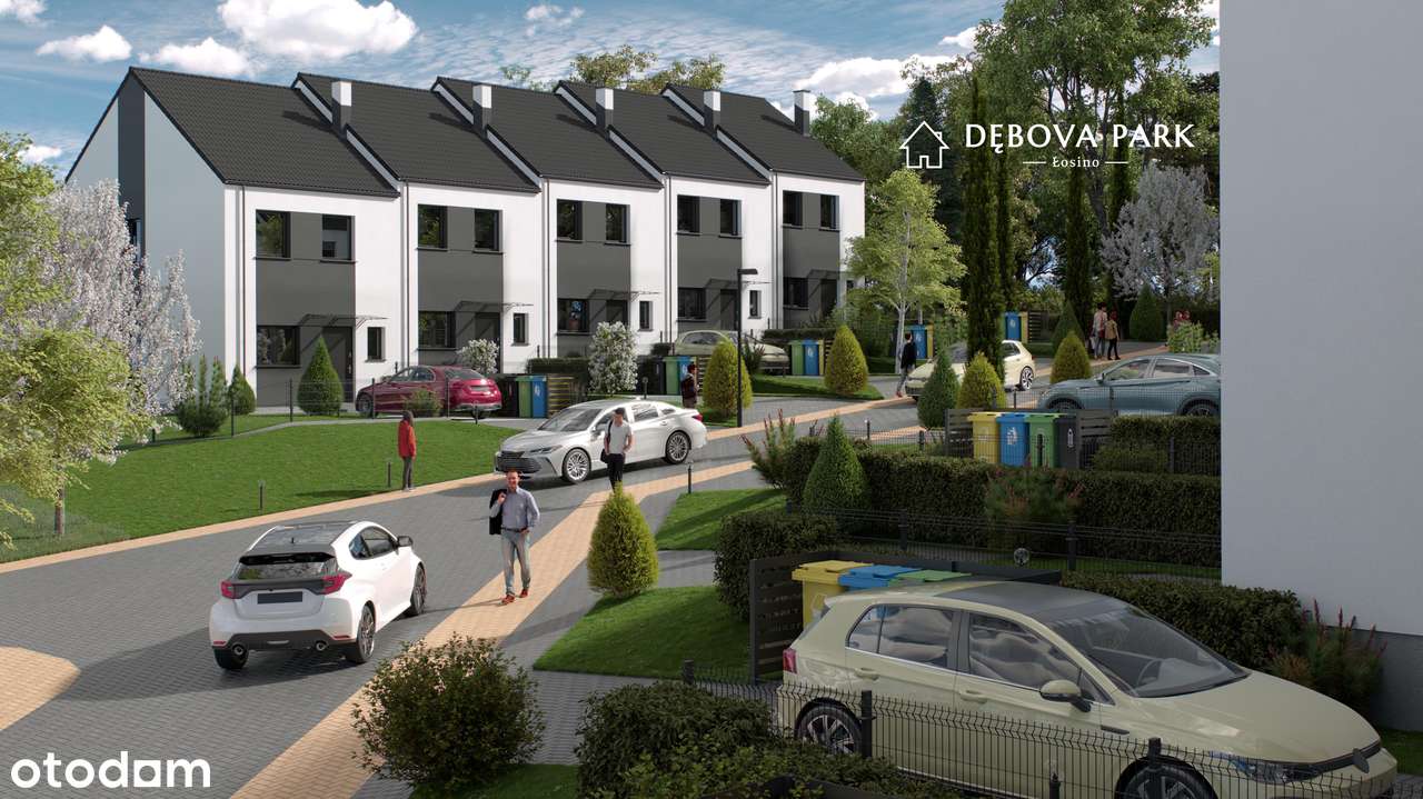 Dom w zabudowie szeregowej z dużym ogródkiem - Dębova Park Łosino - Pełny obrazek: 2/10