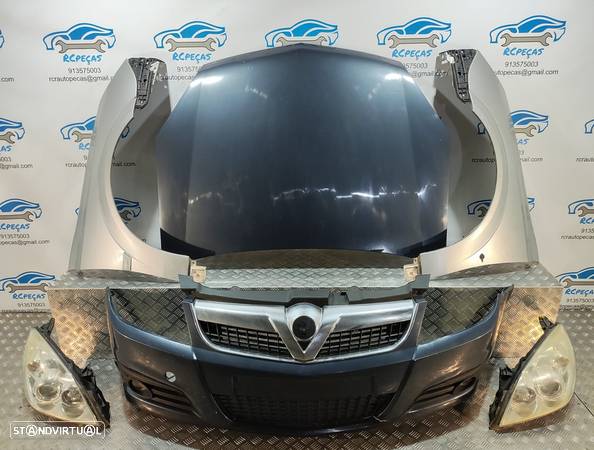 FRENTE COMPLETA OPEL VECTRA C Z02 FASE II 2 FACELIFT SIGNUM Z03 CAPOT PARACHOQUES GUARDA-LAMAS OTICAS RADIADOR VENTILADOR FRENTE FIBRA REFORÇO - 1