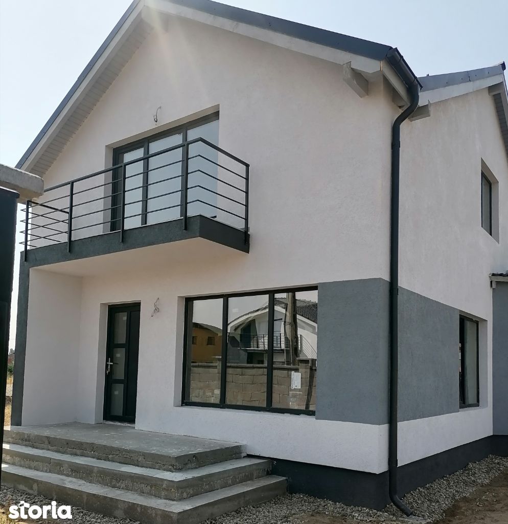 Proprietari, vindem casa noua P+M, aproape de Arad, comuna Sofronea.'