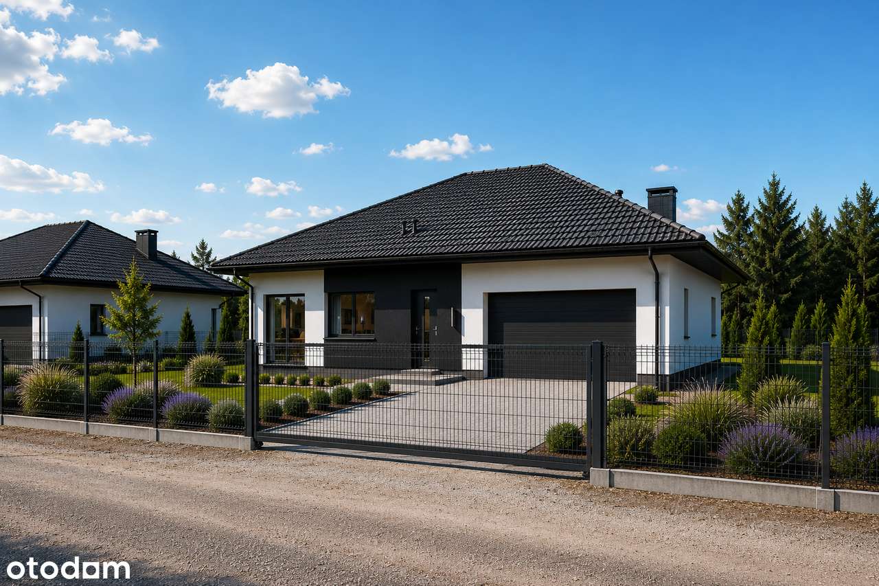 Domy wolnostojące/podwójny garaż/działki 865m2+/poddasze 75m2/Bez PCC