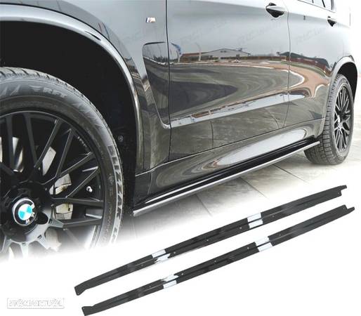 EMBALADEIRAS PARA BMW X5 F15 12-18 LOOK M PERFORMANCE PRETO BRILHANTE - 1