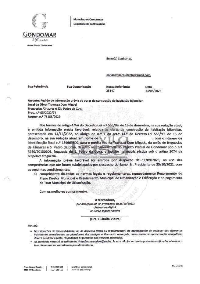 Terreno em São Pedro da Cova | Informação prévia favorável para hab...-14
