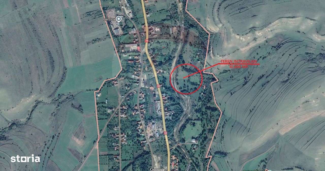 Teren 10.000 mp Calatele – Apuseni, langa rau, ideal investie turism - Imagine principală: 3/20