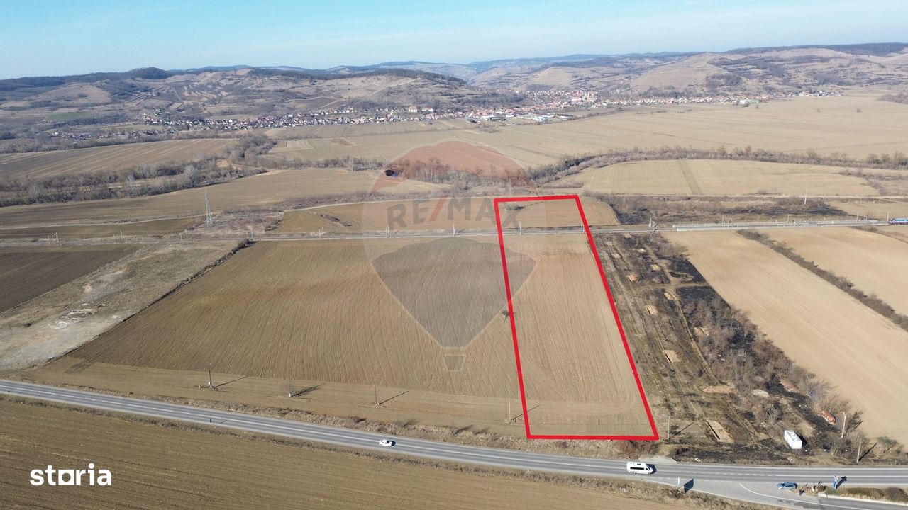 Teren extravilan 10000 mp langa Medias - oportunitate de investitie! - Imagine principală: 1/6