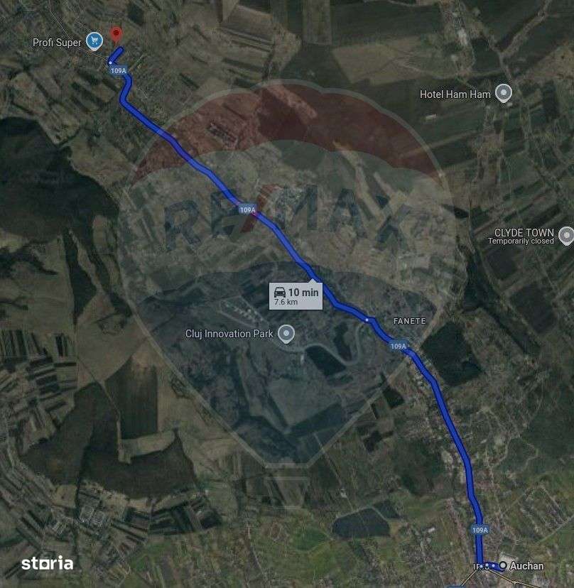 Teren la intrare în Chinteni, 1000mp, pentru casă individuală - Imagine principală: 2/6