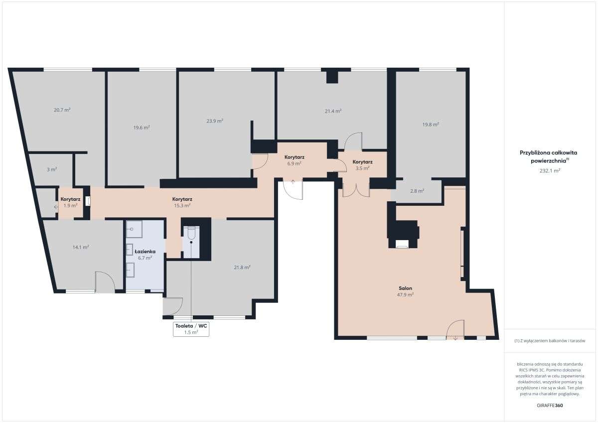 Apartament w centrum Żywca z widokiem na góry - Pełny obrazek: 2/20