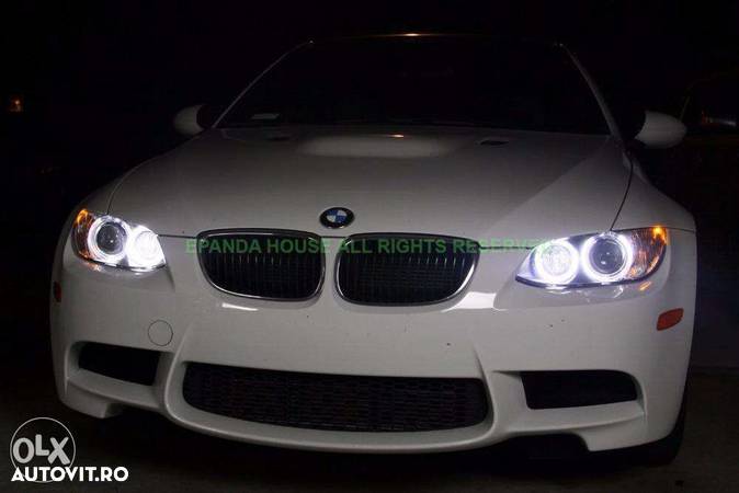 Led Marker alb pentru ANGEL EYES BMW 80W E92 E93 F01 F02 E84 X1 X5 e70 X6 e71 H8 - 5