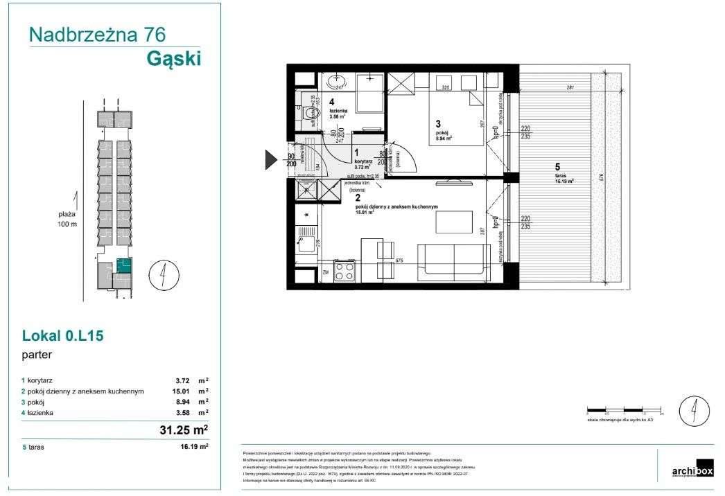 Apartament z ogródkiem | Goose Bay | Gąski-1