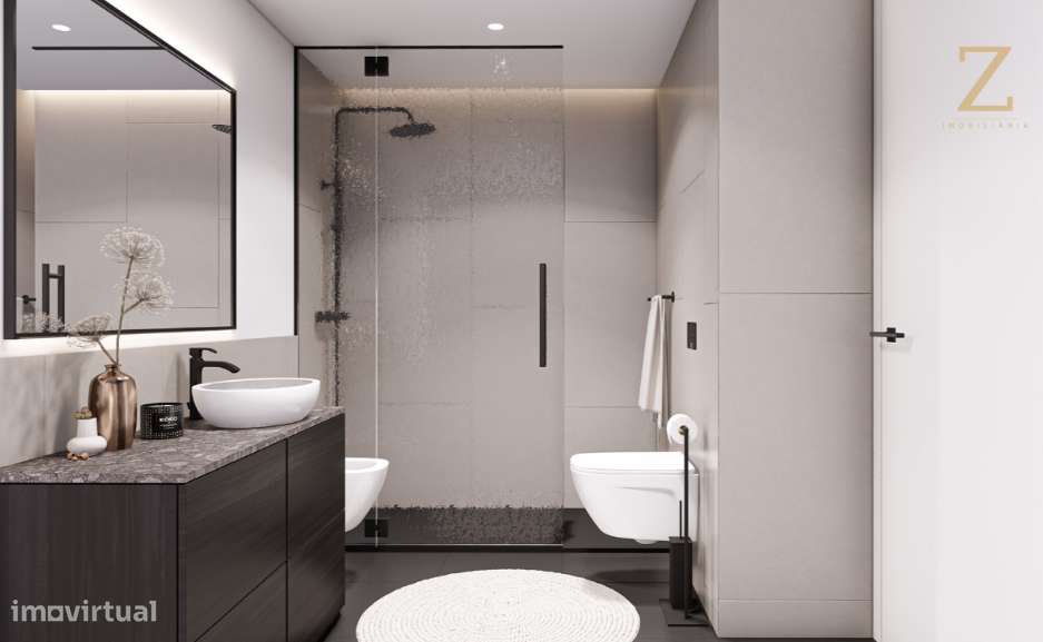 Apartamento T2|Condomínio Privado c/ Jardim e Campo de Padel| V.N.Gaia-9