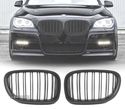 GRELHAS DESPORTIVAS PARA BMW F01 09-07.12 BARRA DUPLA PRETO MATT - 1