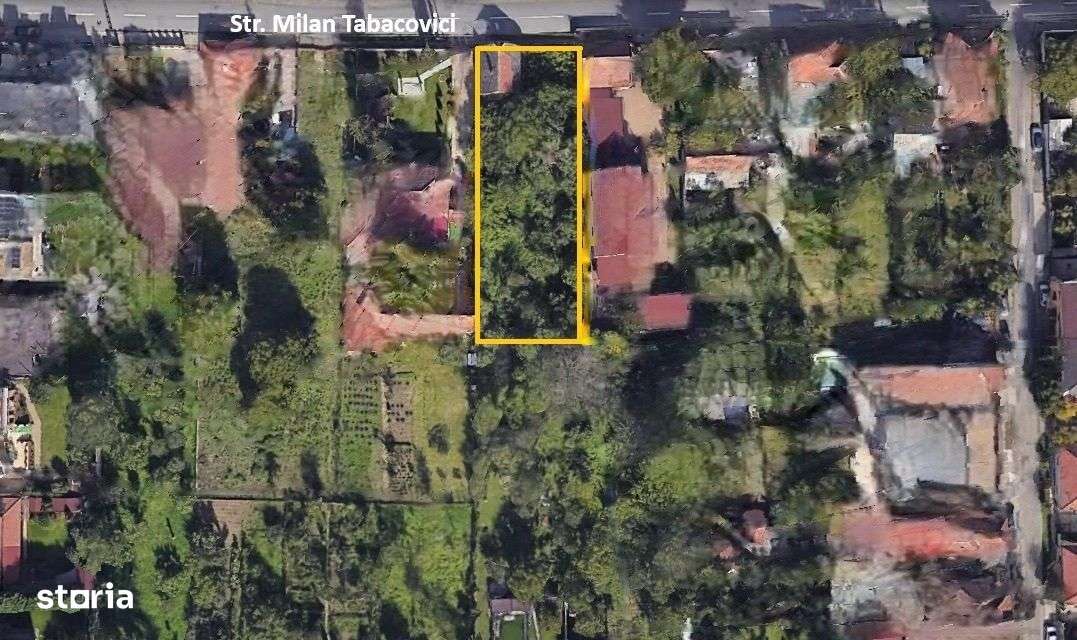 De vanzare Teren Intravilan 972 mp, Str. Tabacovici Arad -Vila/Duplex