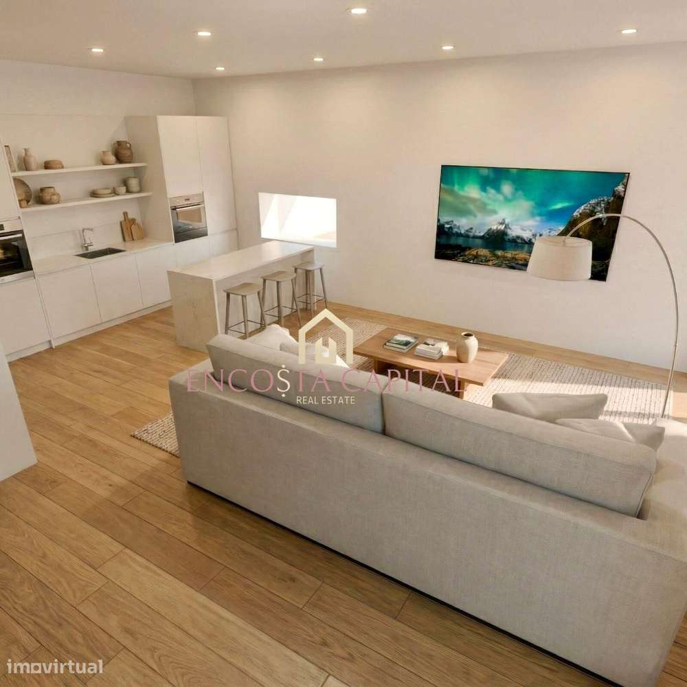 Apartamento T1 Condomínio fechado com piscina-4