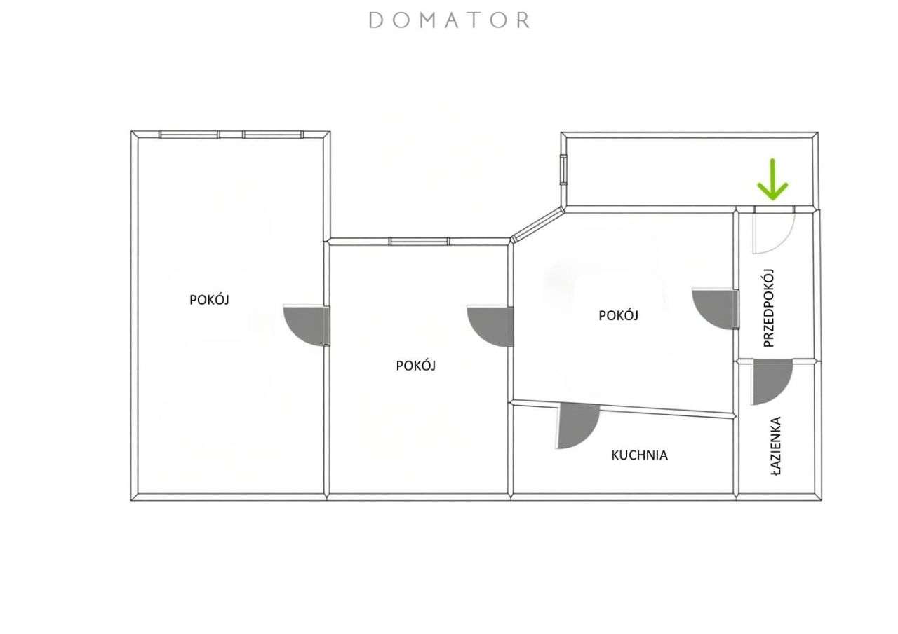3 duże pokoje, 1 piętro, nietuzinkowe wnętrza-1