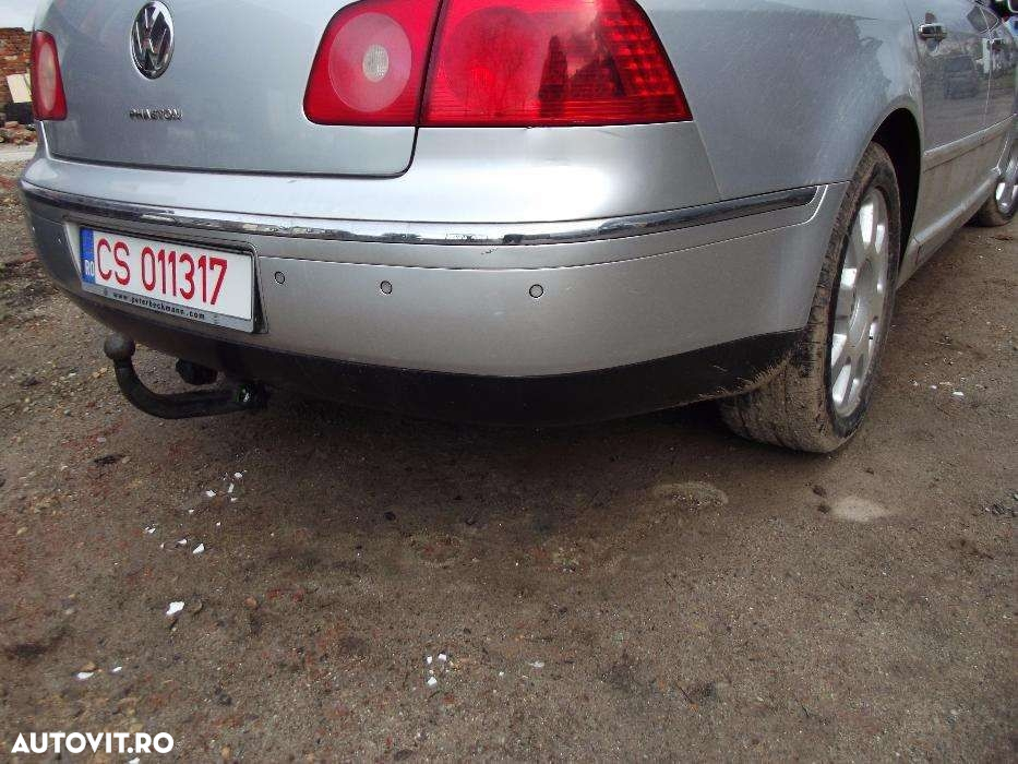 Bara spate VW Phaeton gri 2002-2008 bara cu senzori parcare completa - 3