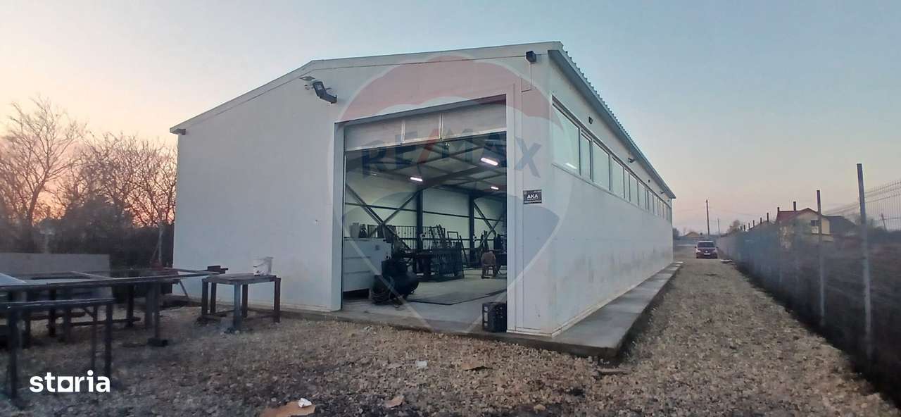 Hala de vanzare in Crevedia 240 mp utili teren 4.000 mp acces TIR - Imagine principală: 5/13